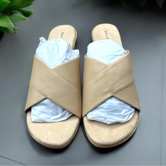 David Tate Perfect (Linen Nappa Leather) Women's Sandals - Size 9M - NEW IN BOX - Picture 3 of 12